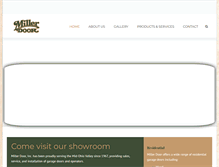 Tablet Screenshot of millerdoorinc.com